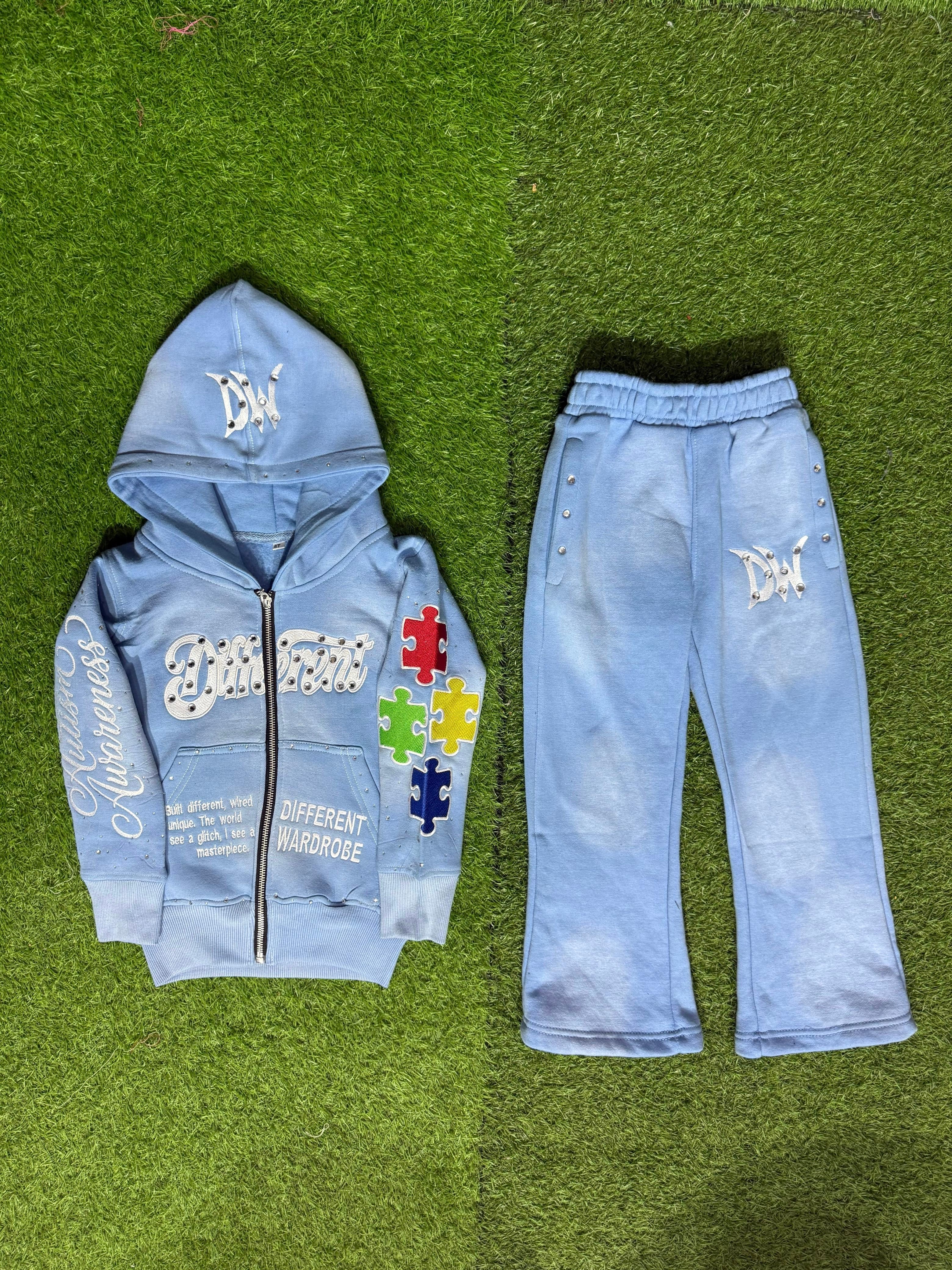Different zip- up full set