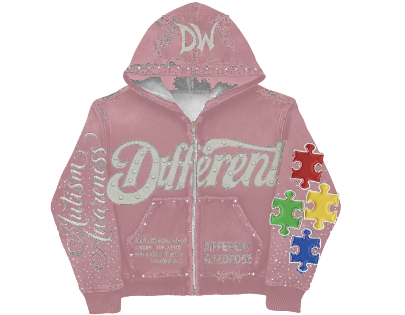 Different zip- up full set